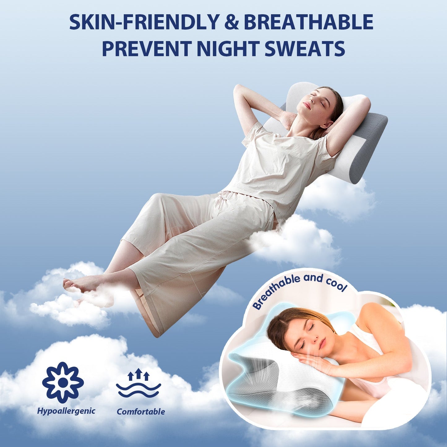 VibeBay™ - Deep Relief Pillow