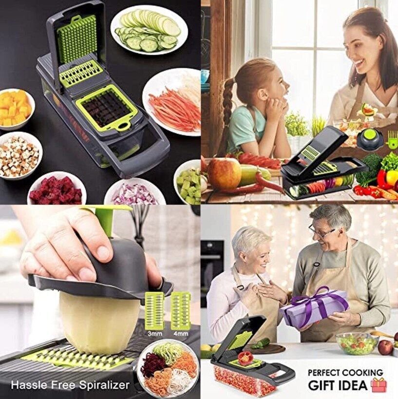 15 In 1 Vegetable Chopper, Salad Fruit Vegetable Food Chopper