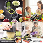 15 In 1 Vegetable Chopper, Salad Fruit Vegetable Food Chopper