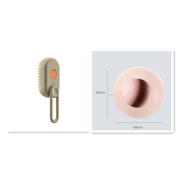 3-in-1 Cat Steam Brush – Electric Groomer & Massager