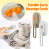 3-in-1 Cat Steam Brush – Electric Groomer & Massager