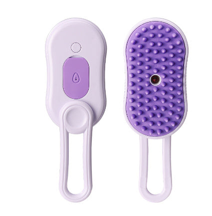 3-in-1 Cat Steam Brush – Electric Groomer & Massager