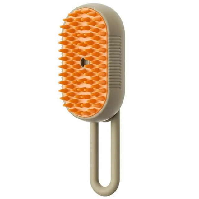 3-in-1 Cat Steam Brush – Electric Groomer & Massager